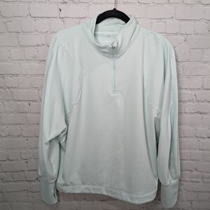 Sweaty Betty Women's Mint Green Quarter-Zip Sweatshirt